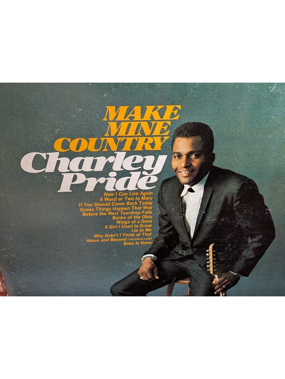 Charley Pride Make Mine Country RCA Victor LSP-3952 Vinyl LP 1968 Country